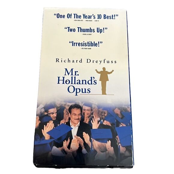 Mr. Holland's Opus VHS Tape Movie 1995 Richard Dreyfuss Glenne Headly Drama - Picture 2 of 8